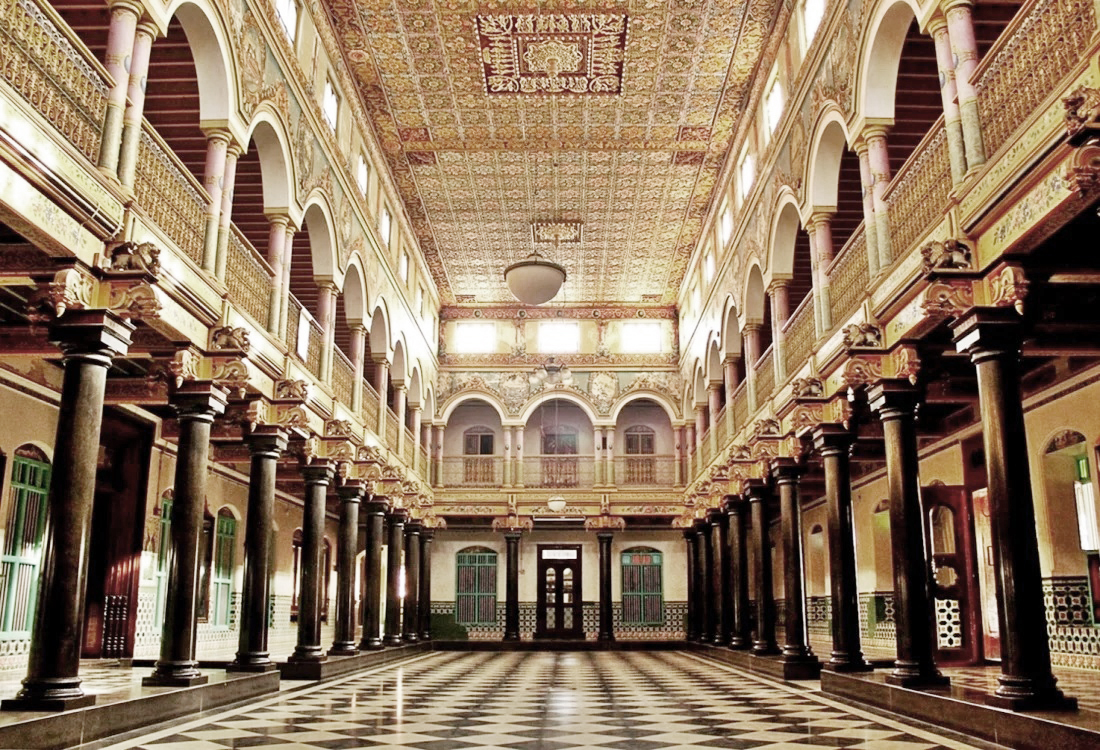 Pietra grey marble column panel for high rise building in Lime Peru