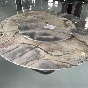 Fusion Gris Luxury Stone Dining Table Top