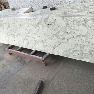 Andromeda White Prefabricated Granite Countertop