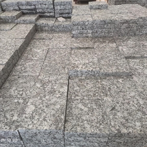 Flamed Butterfly Green Granite Cobblestone