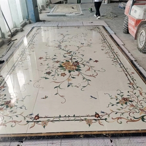 Marble Floor-Waterjet Medallion Tiles (2)