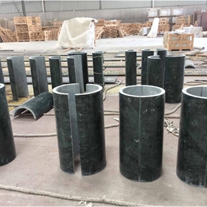 Indian Green Marble Column