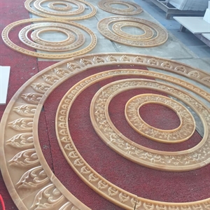 Honey Onyx Wall Medallion