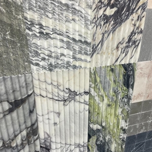 Calacatta & Green Marble Flutes