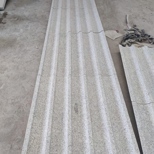 Gardenia White Granite Fluted Panel