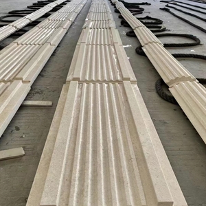 Italian Limestone  Fluted Panel